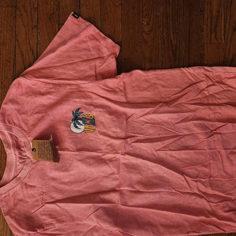 Vans Pink Graphic Short Sleeve Tee